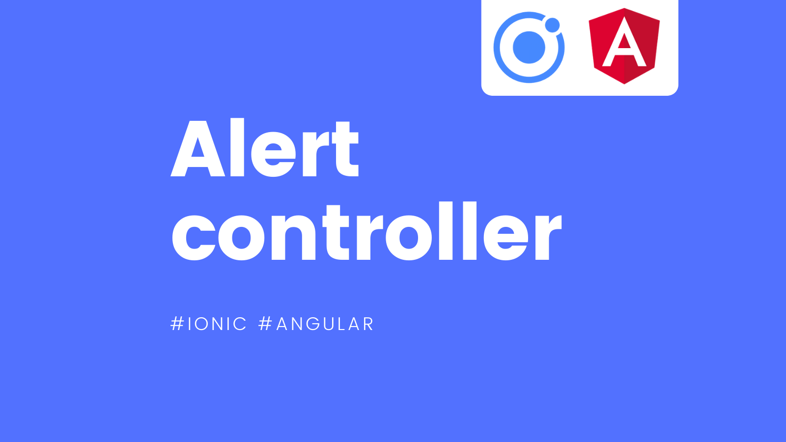 ionic alert controller