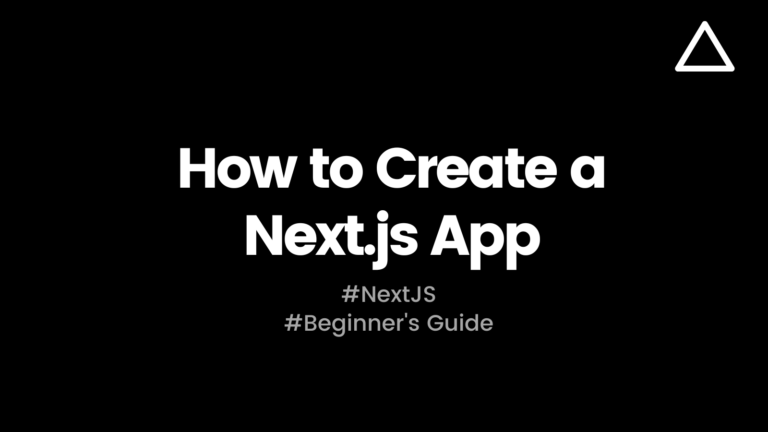 How to create NextJS App